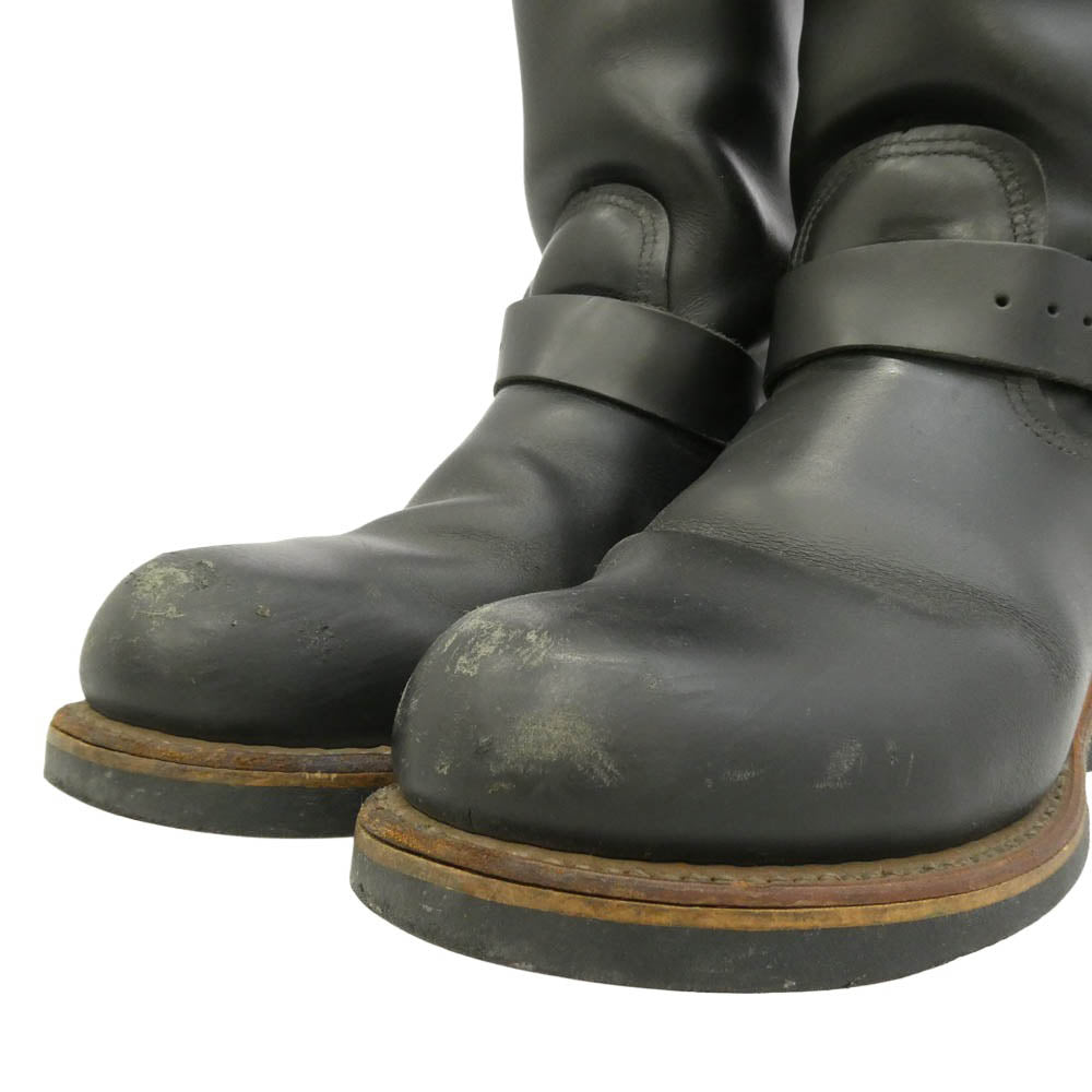 RED WING レッドウィング 2268 ENGINEER BOOTS MADE IN USA USA製 米国製 エンジニアブーツ ブラック系 US5.5【中古】
