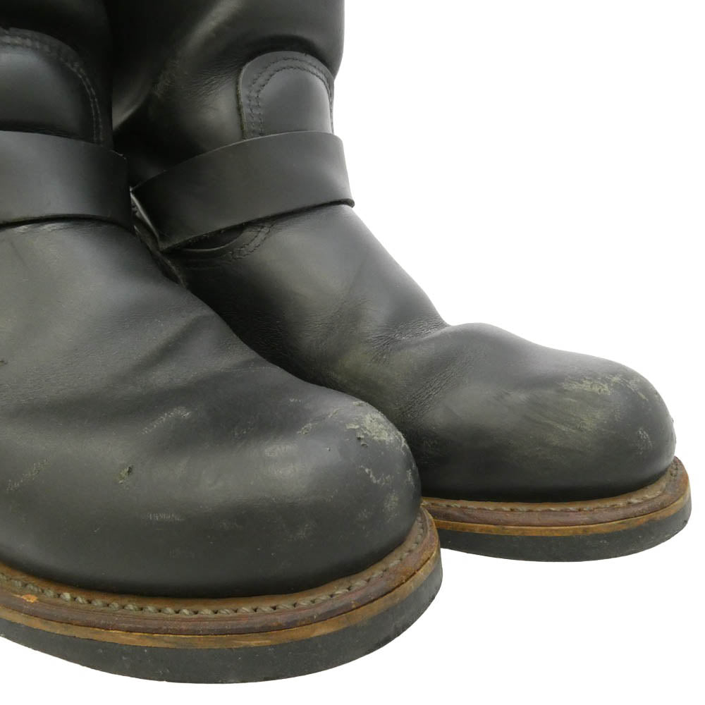 RED WING レッドウィング 2268 ENGINEER BOOTS MADE IN USA USA製 米国製 エンジニアブーツ ブラック系 US5.5【中古】