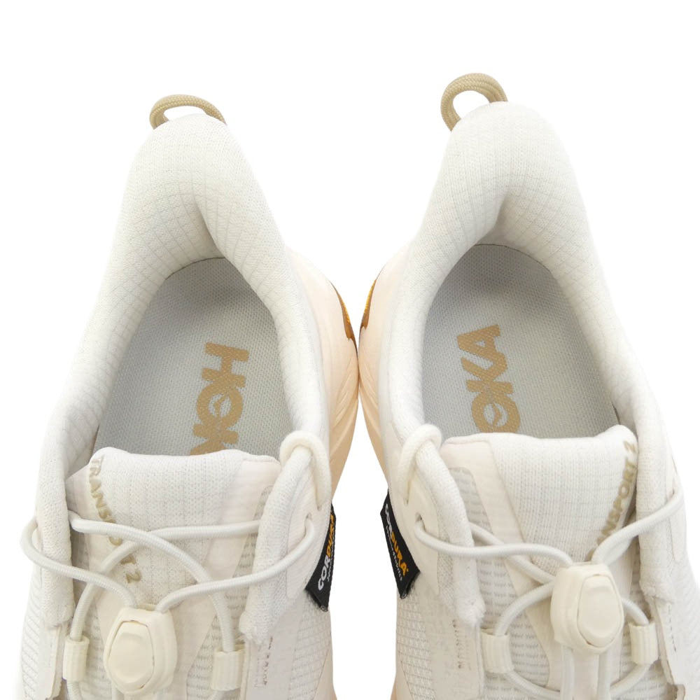 HOKA ONE ONE ホカ オネオネ 1171850 ABST Women's Transport 2 Alabaster ウィメンズ トランスポート2 アラバスター ランニングシューズ ローカットスニーカー ホワイト系 24.5cm【新古品】【未使用】【中古】