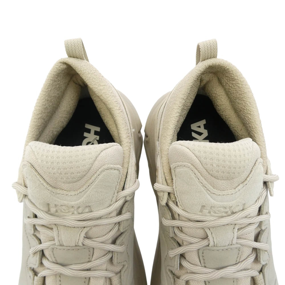 HOKA ONE ONE ホカ オネオネ 1162532 RWL Kaha 3 Low GORE-TEX Raw Linen Oat Milk カハ3 ロー ゴアテックス ロウリネン オートミルク ランニングシューズ ローカットスニーカー ベージュ系 26cm【新古品】【未使用】【中古】