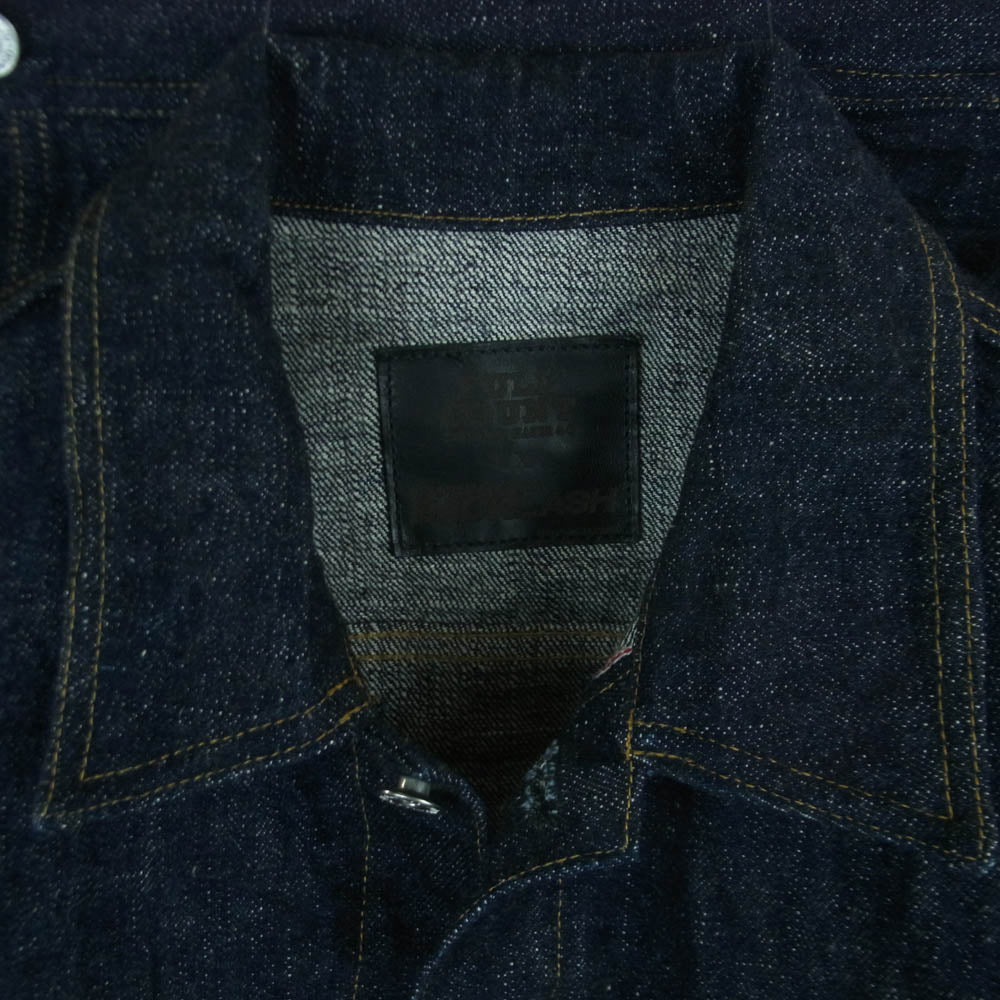 ISAMUKATAYAMA BACKLASH イサムカタヤマバックラッシュ FL-1970-06 FULLCOUNT 15.5oz Type3 Jacket フルカウント 15.5オンス タイプ3 デニム ジャケット インディゴブルー系 40 L【中古】