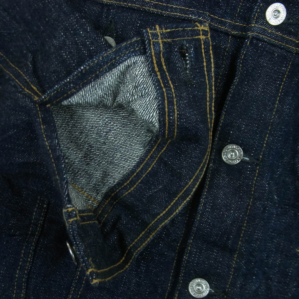 ISAMUKATAYAMA BACKLASH イサムカタヤマバックラッシュ FL-1970-06 FULLCOUNT 15.5oz Type3 Jacket フルカウント 15.5オンス タイプ3 デニム ジャケット インディゴブルー系 40 L【中古】