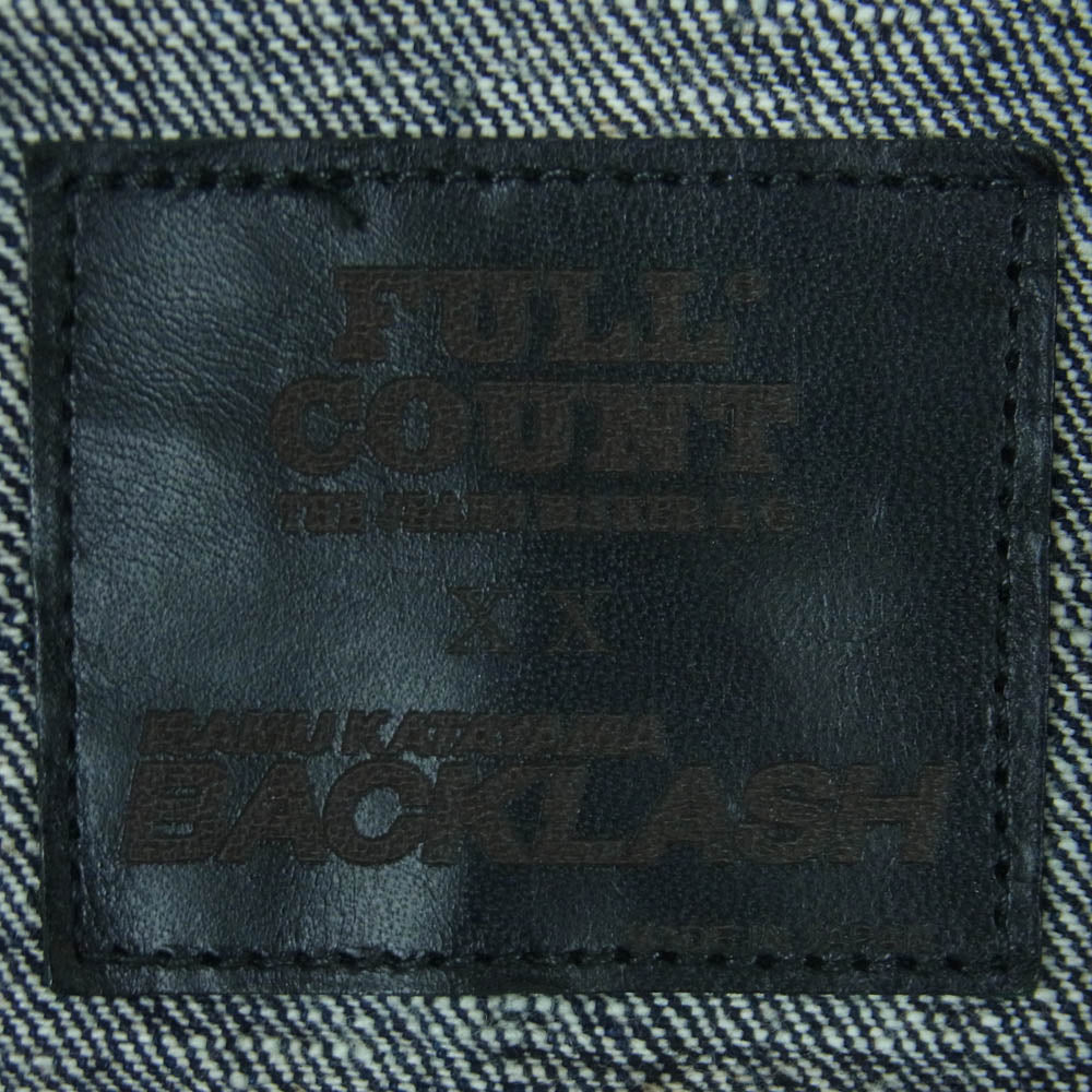 ISAMUKATAYAMA BACKLASH イサムカタヤマバックラッシュ FL-1970-06 FULLCOUNT 15.5oz Type3 Jacket フルカウント 15.5オンス タイプ3 デニム ジャケット インディゴブルー系 40 L【中古】