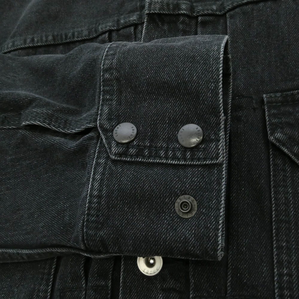 Sacai サカイ 26SS 26-03926M Denim Jacket デニム ジャケット ブラック系 4【極上美品】【中古】