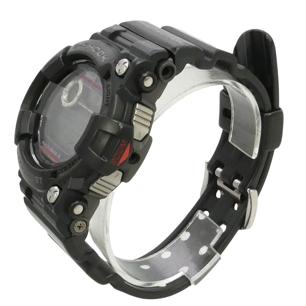G-SHOCK ジーショック GWF-1000 MASTER OF G SEA FROGMAN フロッグマン 電波ソーラー デジタル 腕時計 ブラック系【中古】
