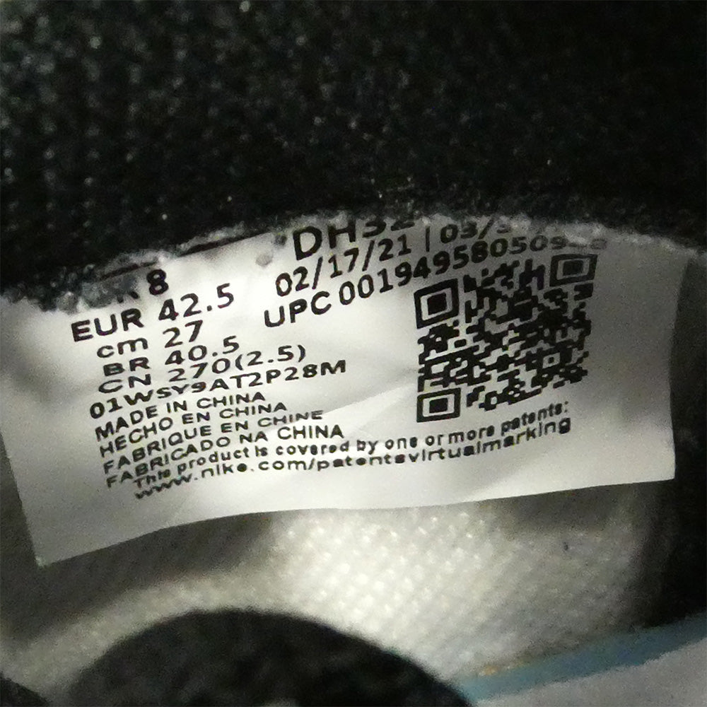 NIKE ナイキ FRAGMENT DESIGN フラグメントデザイン DH3227-105 【フェイクバスターズ鑑定済】× Travis Scottトラヴィススコット × fragment design フラグメントデザイン Air Jordan 1 Retro High OG SP Military Blue エアジョーダン1 レトロ ハイ ハイカット スニーカー ブルー系 ホワイト系 27cm【中古】