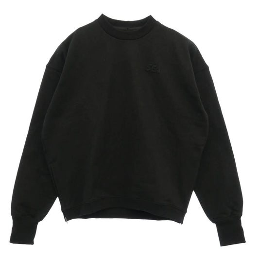 WIND AND SEA ウィンダンシー Cozy Crewneck Sweatshirt サイドジップ コージー クルーネック スウェットシャツ トレーナー ブラック系 S【中古】