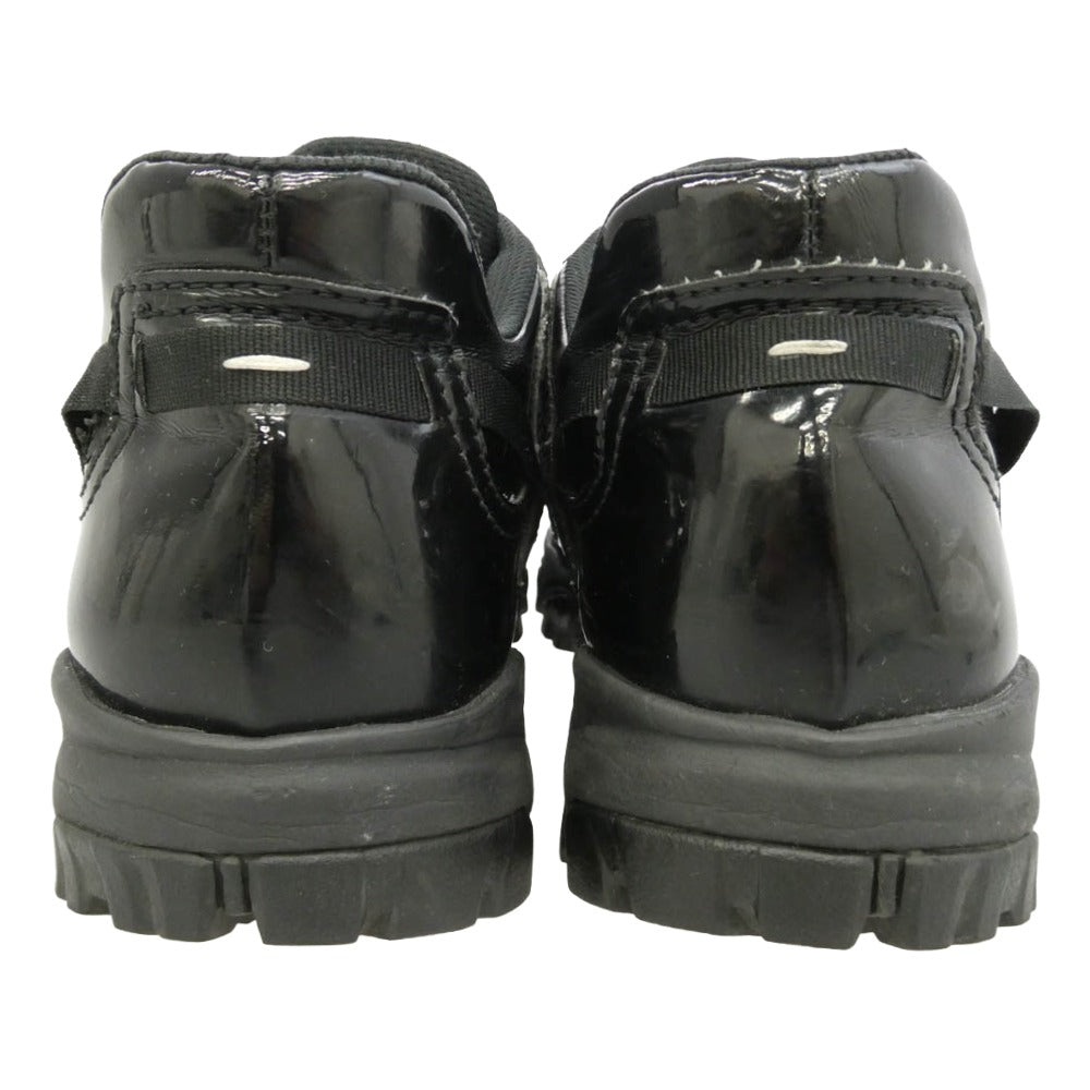 MAISON MARGIELA メゾンマルジェラ 19SS S37WS0451 Security Low Top Sneakers ビブラムソール セキュリティ ロー トップ ローカット スニーカー ブラック系 40【中古】