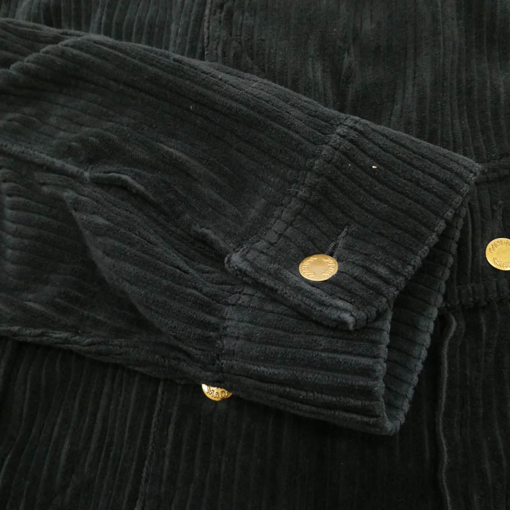 doublet ダブレット 21AW 21AW54OD02 Cut Off Corduroy Jacket カットオフ コーデュロイ ジャケット ブラック系 M【中古】