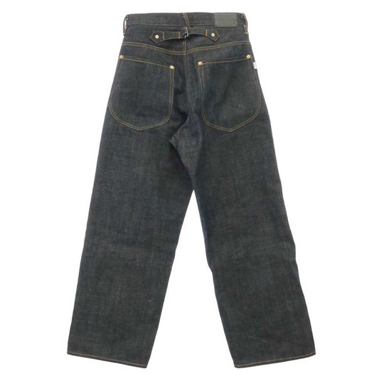 SUGARHILL シュガーヒル 116240273 Classic Denim Pants CLASS002 クラシック ボタンフライ シンチバック デニム パンツ 30 ブラック系 30【美品】【中古】
