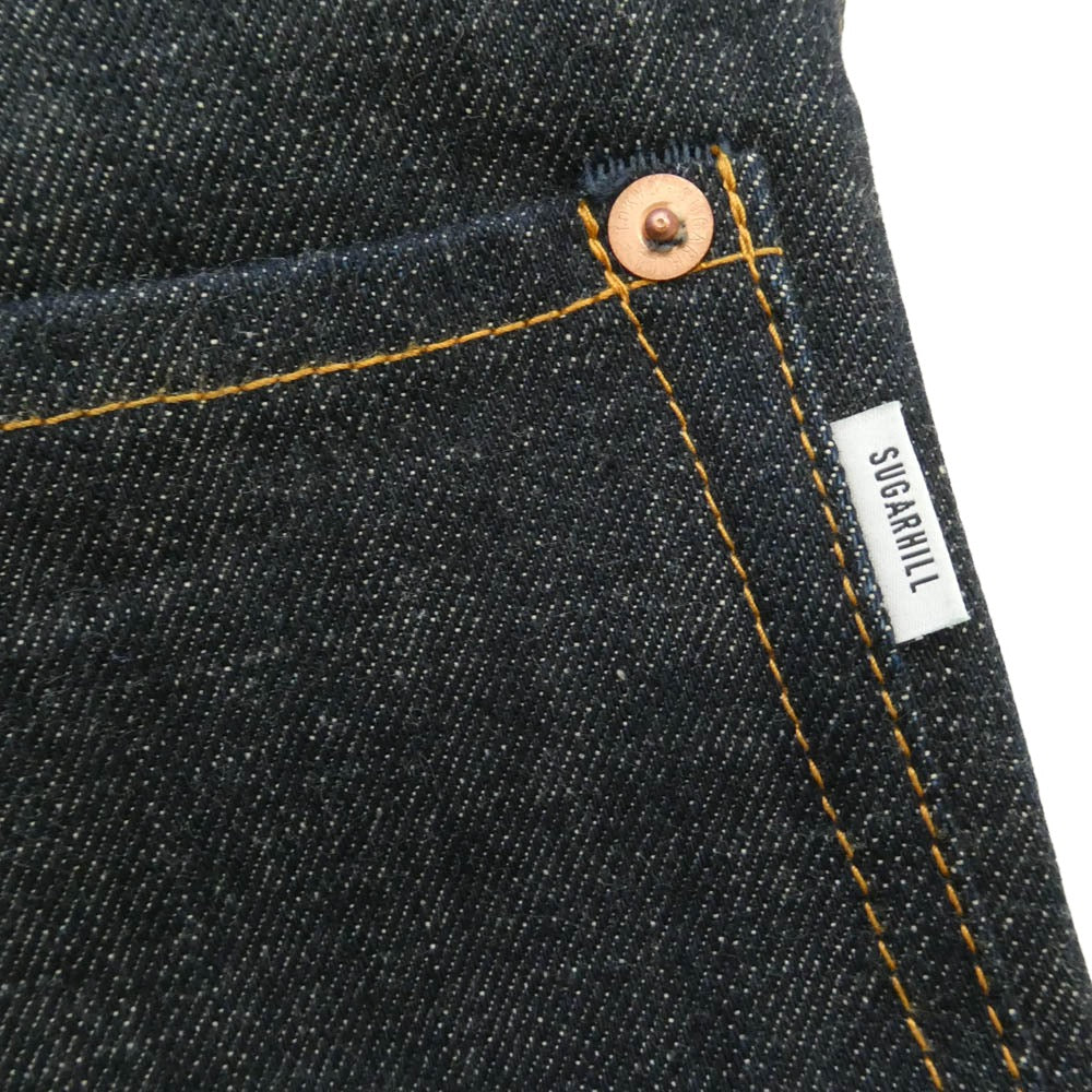 SUGARHILL シュガーヒル 116240273 Classic Denim Pants CLASS002 クラシック ボタンフライ シンチバック デニム パンツ 30 ブラック系 30【美品】【中古】