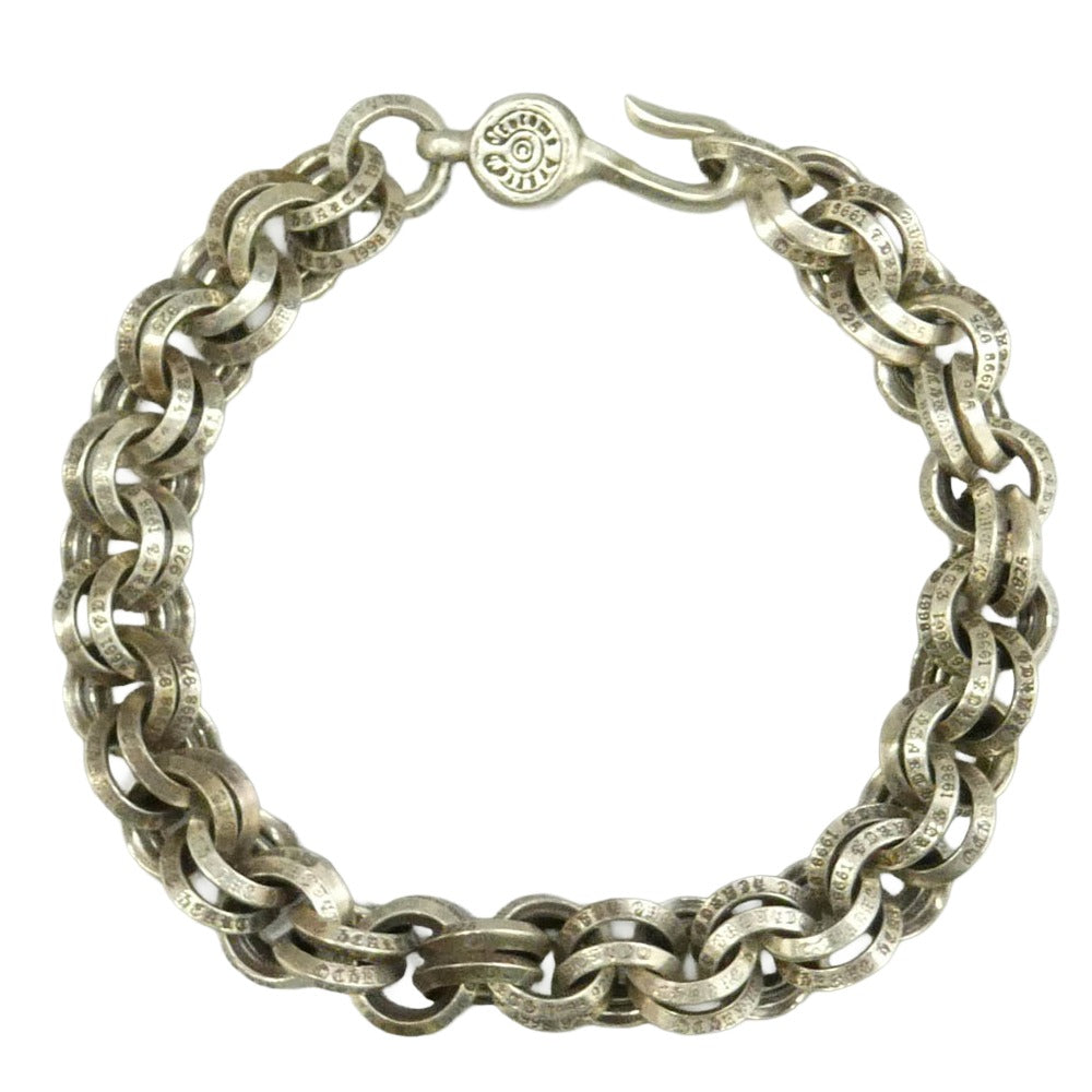 CHROME HEARTS クロムハーツ（原本無） DOUBLE B RING ダブルBリング ブレスレット シルバー系【中古】