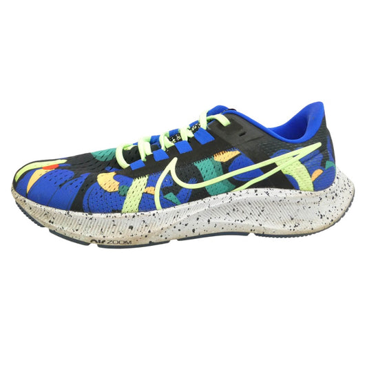 NIKE ナイキ DD1827-001 Kelly Anna Air Zoom Pegasus 38 Black Lime Glow Racer Blue ケリー・アンナ エアズーム ペガサス38 ブラック ライムグロー レーサーブルー ローカット スニーカー マルチカラー系 26cm【中古】