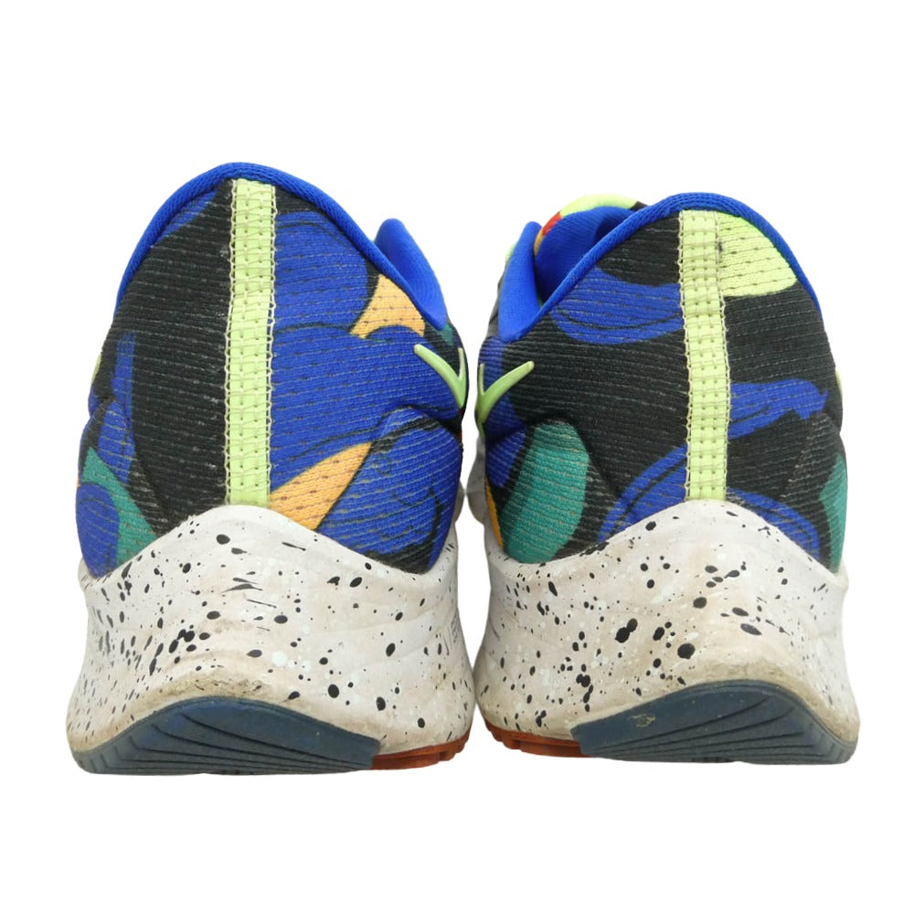 NIKE ナイキ DD1827-001 Kelly Anna Air Zoom Pegasus 38 Black Lime Glow Racer Blue ケリー・アンナ エアズーム ペガサス38 ブラック ライムグロー レーサーブルー ローカット スニーカー マルチカラー系 26cm【中古】
