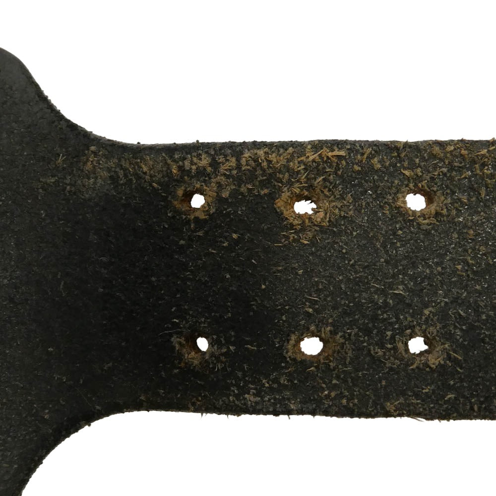 STOPLIGHT ストップライト Sunrise Studs Boots Leather Bracelet サンダーメタル付き サンライズスタッズ ブーツレザー ブレスレット 黒×金 ブラック系 ゴールド系【中古】