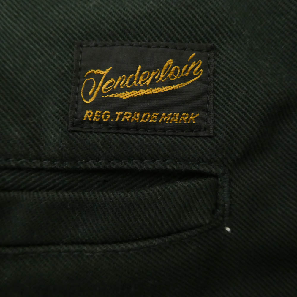 TENDERLOIN テンダーロイン T-BDP T/C SHORTS ツイル フリスコ ショート パンツ ショーツ グリーン系 L【中古】