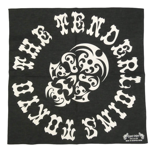 TENDERLOIN テンダーロイン 20SS BANDANA SKULL ボルネオスカル 大判 バンダナ ブラック系【美品】【中古】