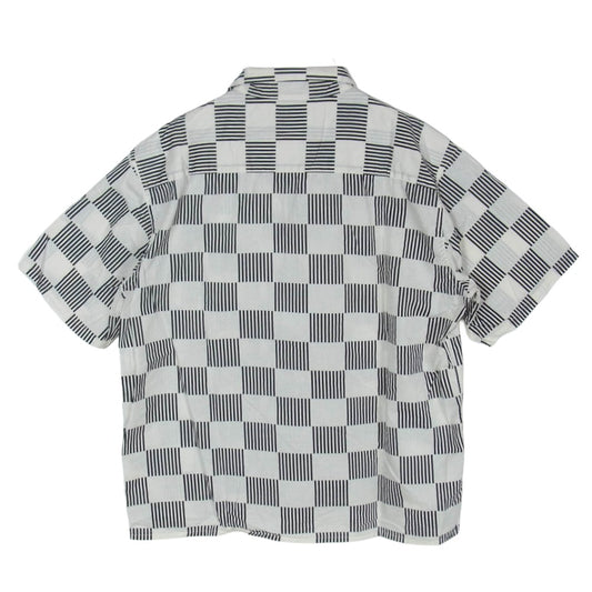 TENDERLOIN テンダーロイン 16SS T-CHECKER SHT C S/S チェック柄 オープンカラー シャツ 半袖 シャツ ホワイト系 XL【中古】