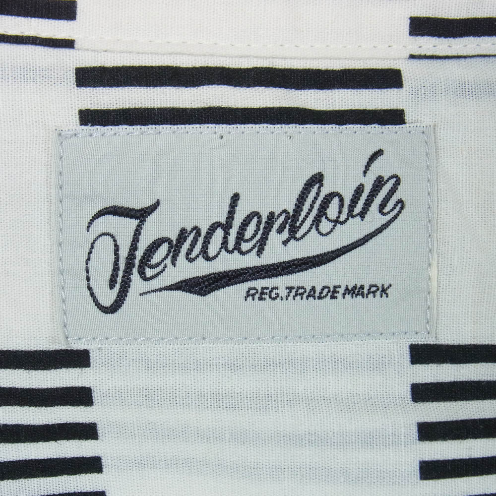 TENDERLOIN テンダーロイン 16SS T-CHECKER SHT C S/S チェック柄 オープンカラー シャツ 半袖 シャツ ホワイト系 XL【中古】