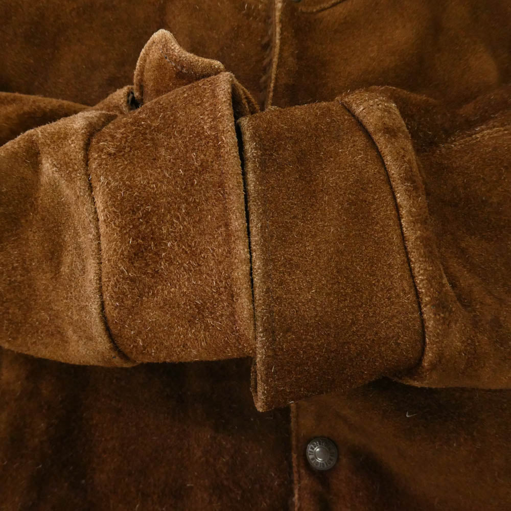 TENDERLOIN テンダーロイン 10AW T-SADDLE SUEDE JKT サドル スエード レザー ジャケット ブラウン系 L【中古】