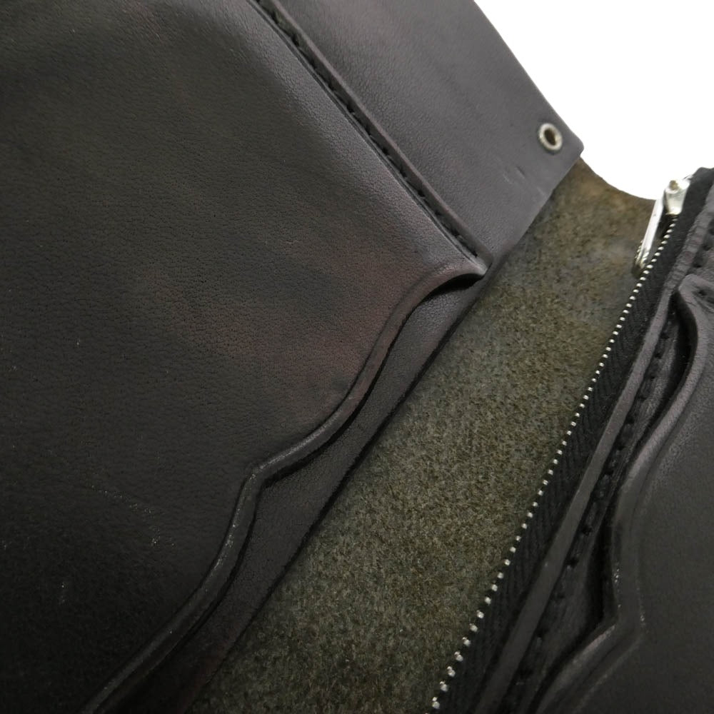 TENDERLOIN テンダーロイン 20SS × HOSANNA ホザーナ BS LONG WALLET ボルネオスカル ウォレットチェーン付き レザー ロング ウォレット 長財布 ブラック系【中古】