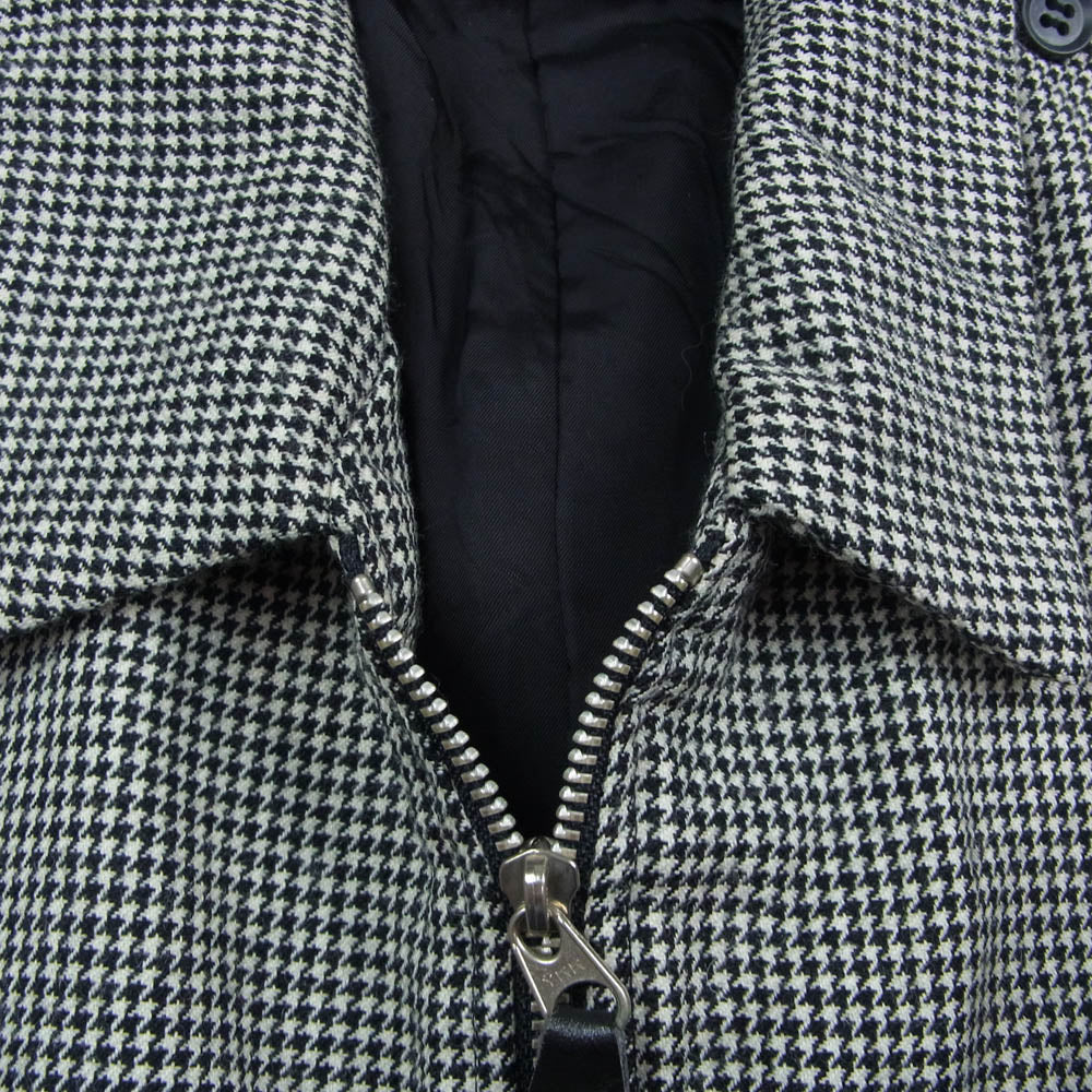 MILKBOY ミルクボーイ オールド 日本製 ハウンドトゥース スウィングトップ ウールブルゾン ジップジャケット ブラック系 ホワイト系【中古】