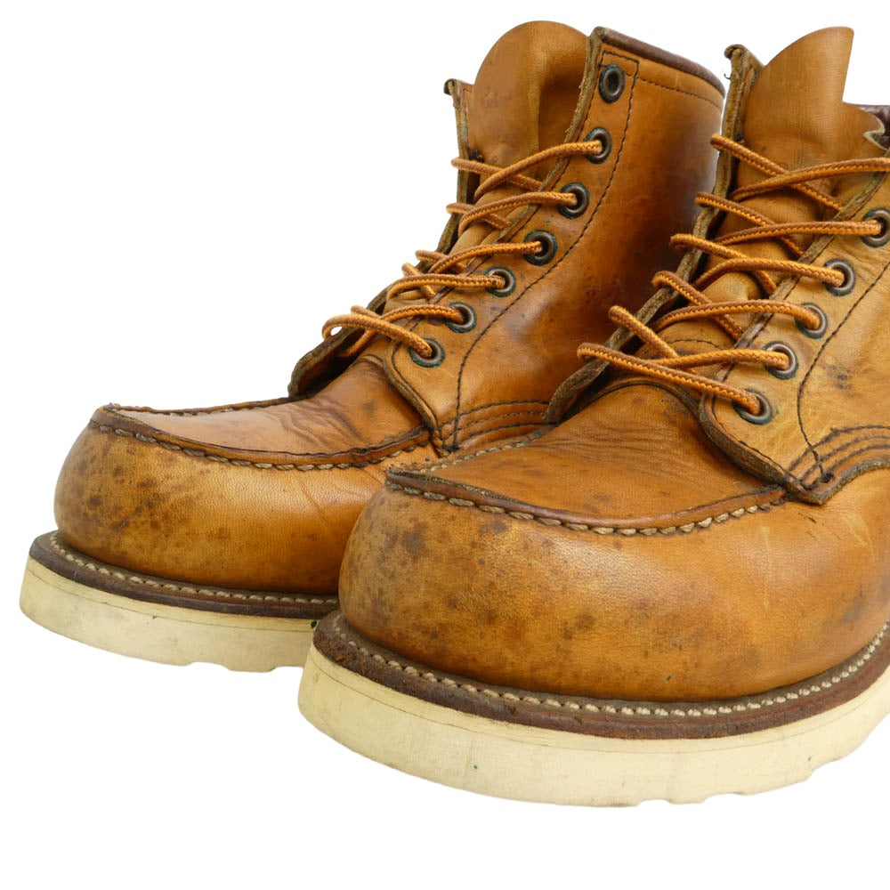 RED WING レッドウィング 875 90s 6-inch Classic Moc 6インチ クラシックモック ブーツ ライトブラウン系 8E【中古】