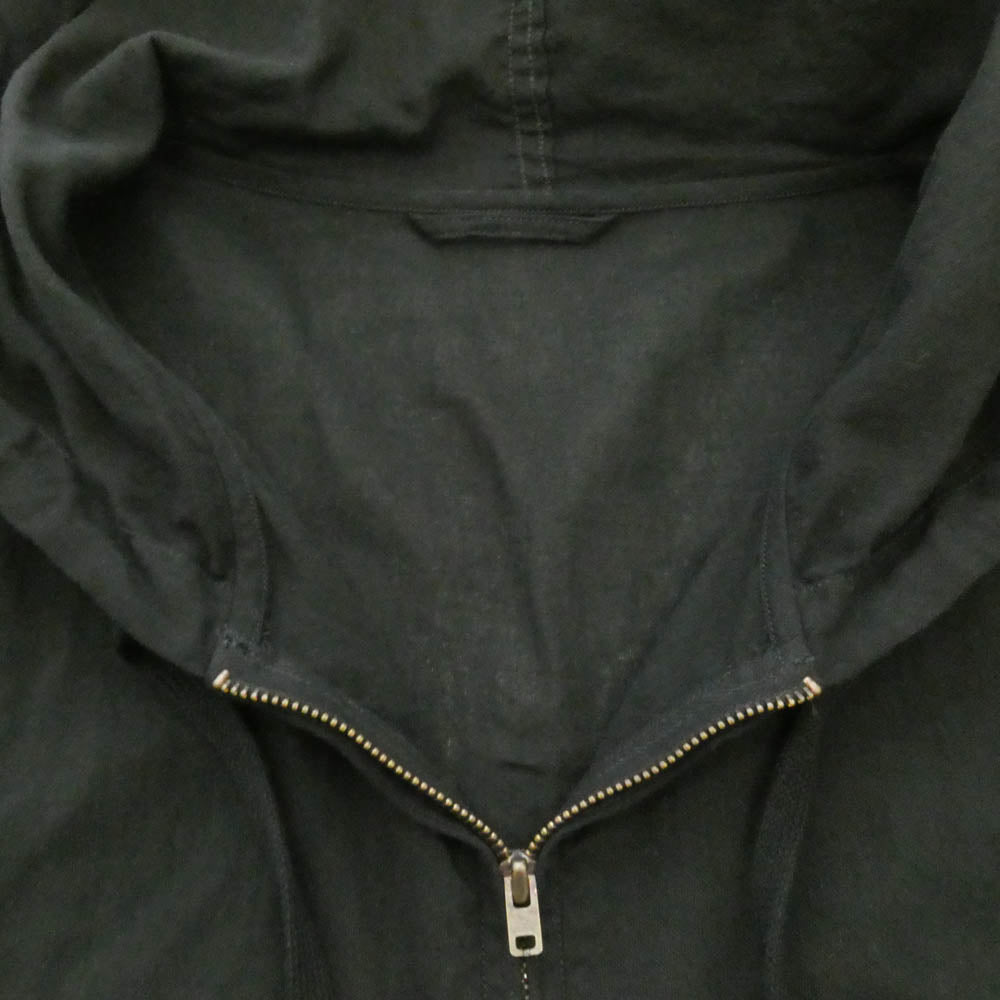 COMOLI コモリ 26SS D01-01024 オックス ジップ パーカー ブラック系 3【中古】
