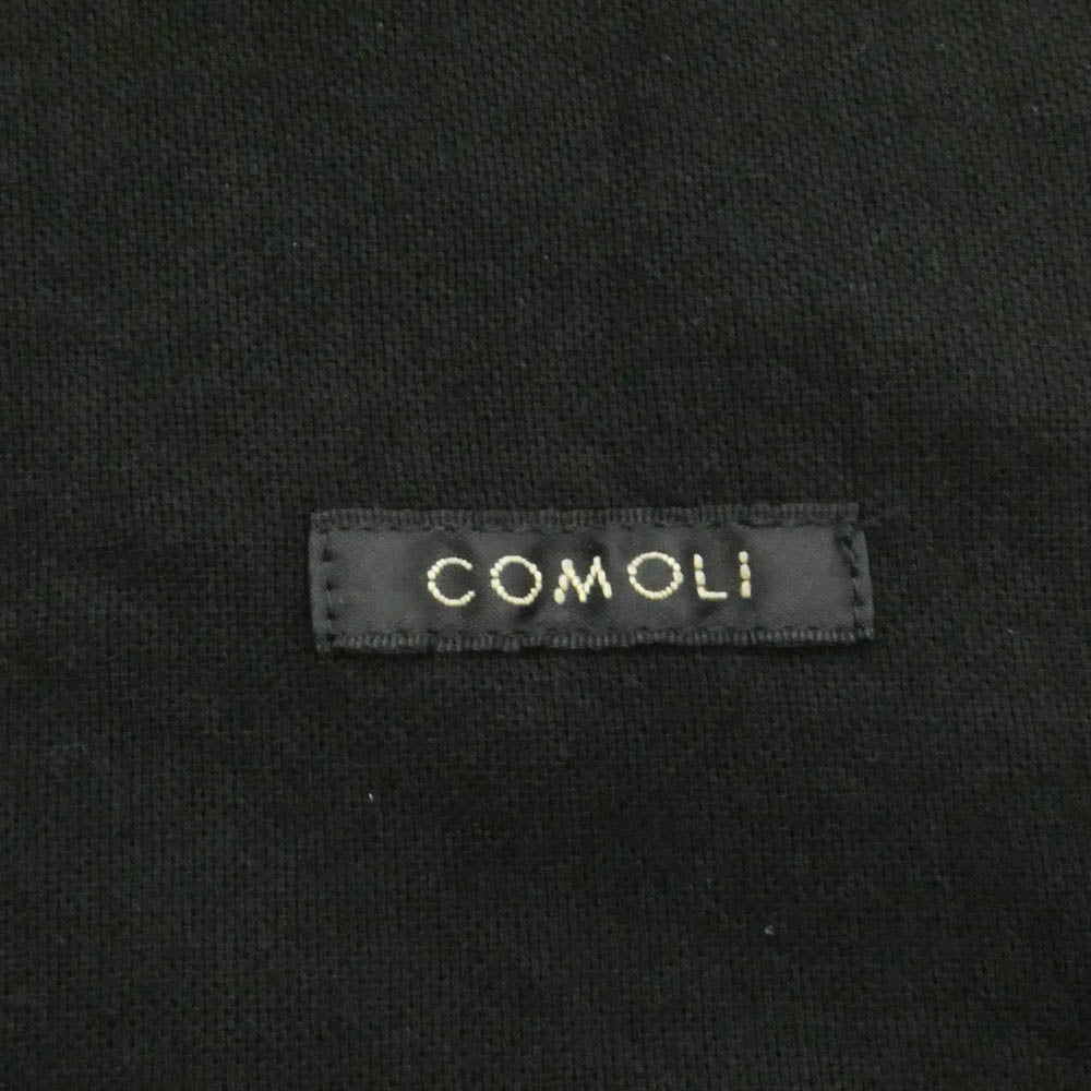 COMOLI コモリ 26SS D01-01024 オックス ジップ パーカー ブラック系 3【中古】