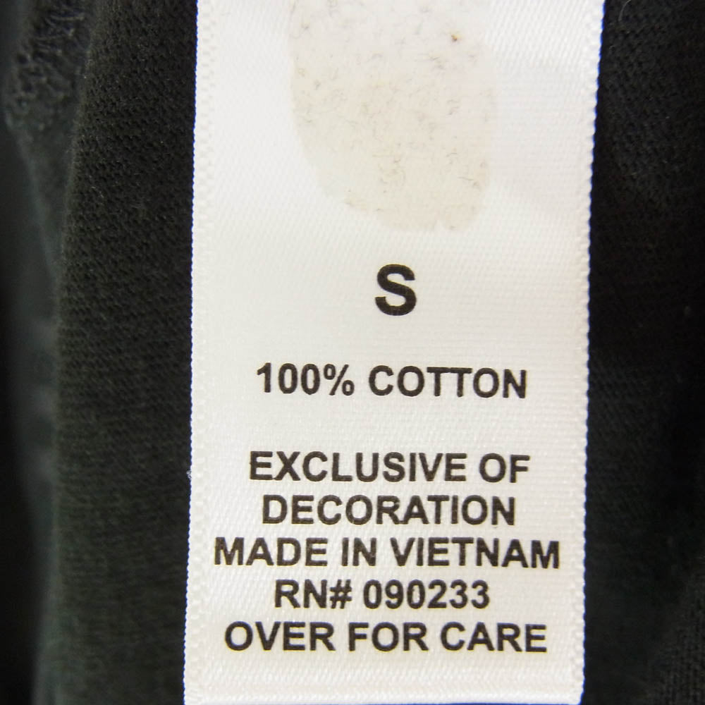 FEAR OF GOD フィアオブゴッド ESSENTIALS エッセンシャルズ ラバーロゴ 長袖 Tシャツ カットソー ブラック系 S【中古】