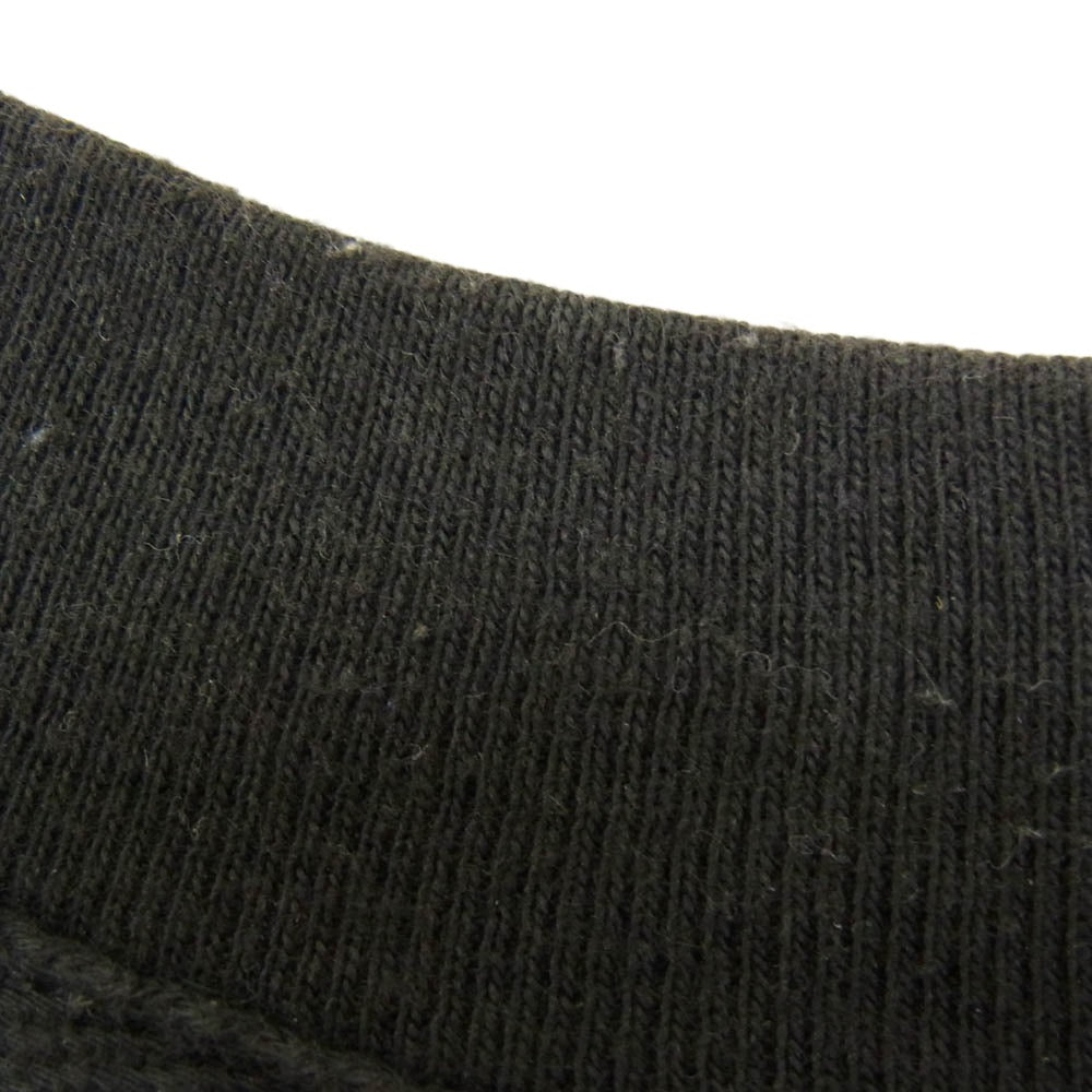 FEAR OF GOD フィアオブゴッド ESSENTIALS エッセンシャルズ ラバーロゴ 長袖 Tシャツ カットソー ブラック系 S【中古】