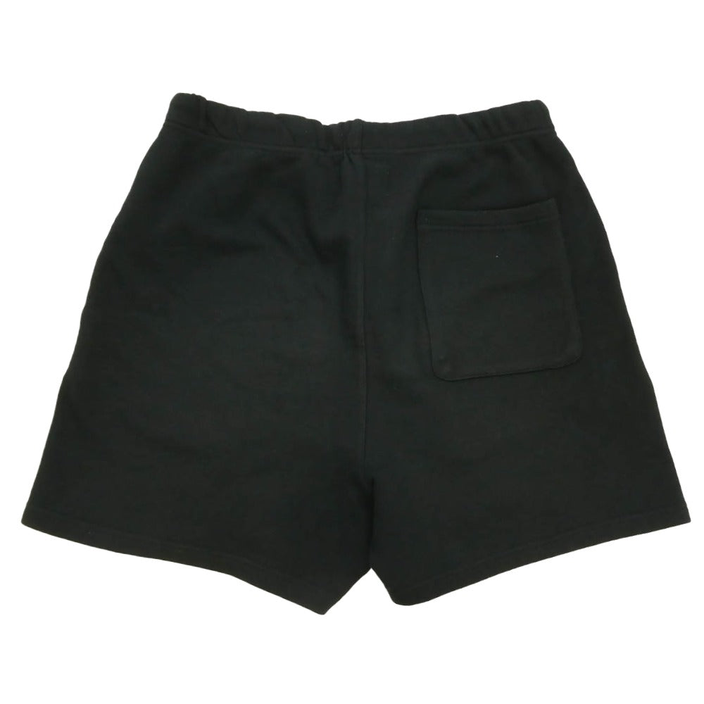 FEAR OF GOD フィアオブゴッド ESSENTIALS エッセンシャルズ ドローコード ロゴ スウェット ショーツ ハーフ パンツ ブラック系 M【中古】