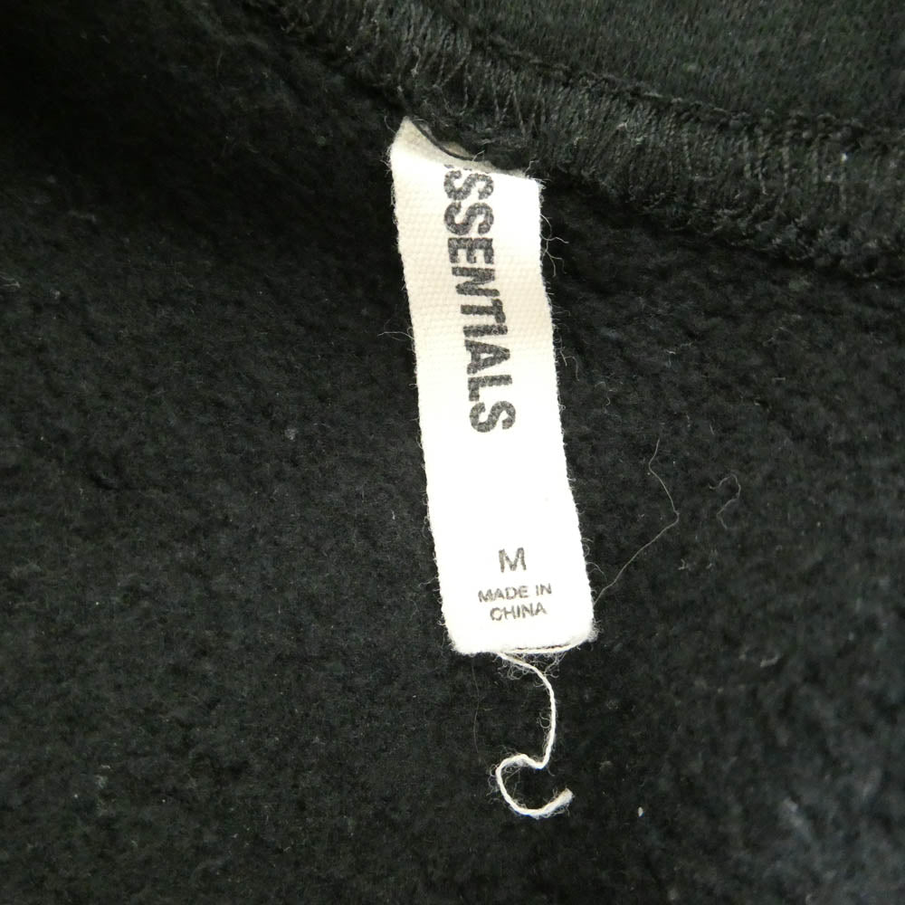 FEAR OF GOD フィアオブゴッド ESSENTIALS エッセンシャルズ ドローコード ロゴ スウェット ショーツ ハーフ パンツ ブラック系 M【中古】