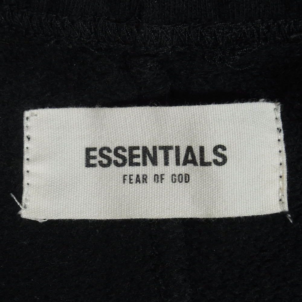 FEAR OF GOD フィアオブゴッド ESSENTIALS エッセンシャルズ ドローコード ロゴ スウェット パンツ ブラック系 S【中古】