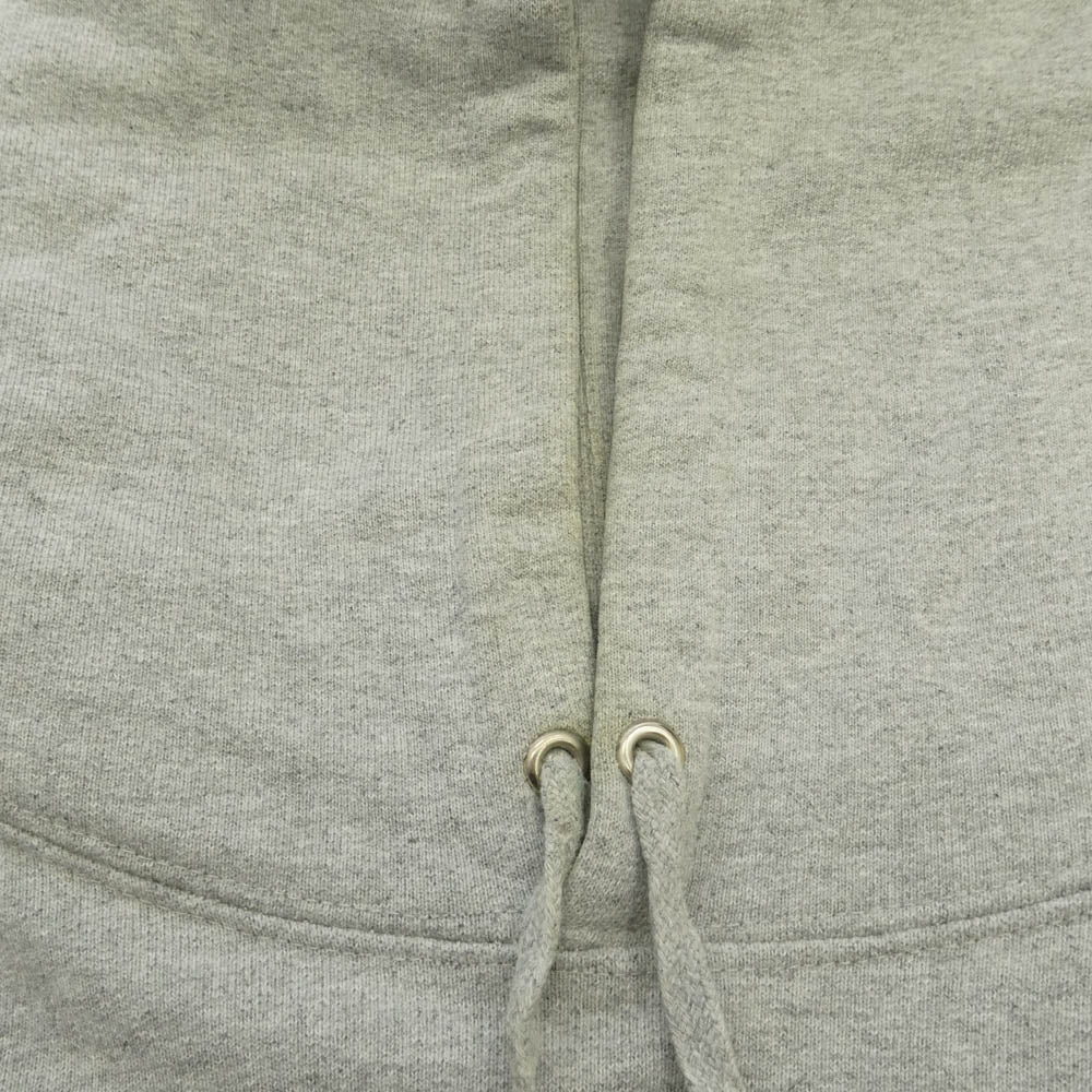Supreme シュプリーム 14AW Banner Pullover Hoodie バナー プルオーバー フーディー ロゴ パーカー グレー系 M【中古】