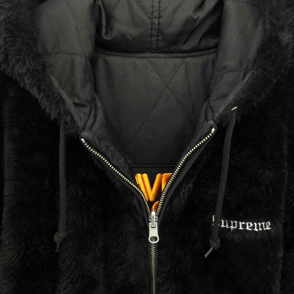 Supreme シュプリーム 17AW Reversible Sherpa Work Parka リバーシブル シェルパ ワーク パーカ ジャケット ブラック系 M【中古】