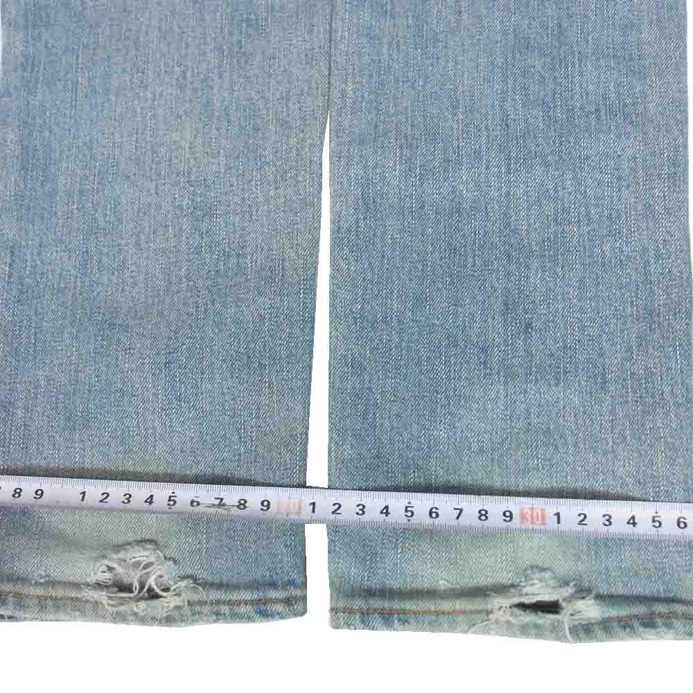 SAINT LAURENT サンローラン 16AW 391659 Y847M エディ期 Destroyed Skinny Jeans デストロイ ダメージ スキニー デニム パンツ インディゴブルー系 31【中古】