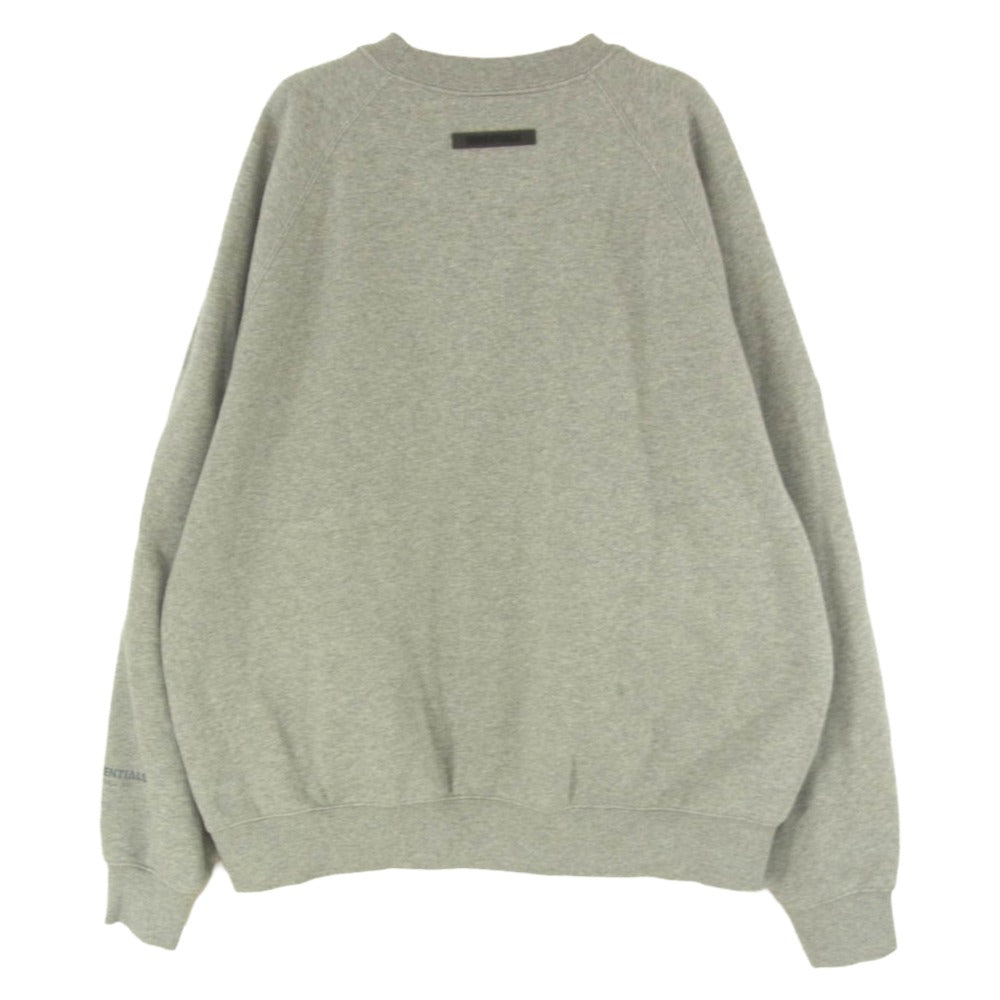 FEAR OF GOD フィアオブゴッド ESSENTIALS エッセンシャルズ ロゴ スウェット トレーナー グレー系 M【中古】