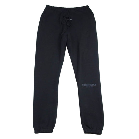 FEAR OF GOD フィアオブゴッド ESSENTIALS エッセンシャルズ ドローコード スウェットパンツ ブラック系 S【中古】