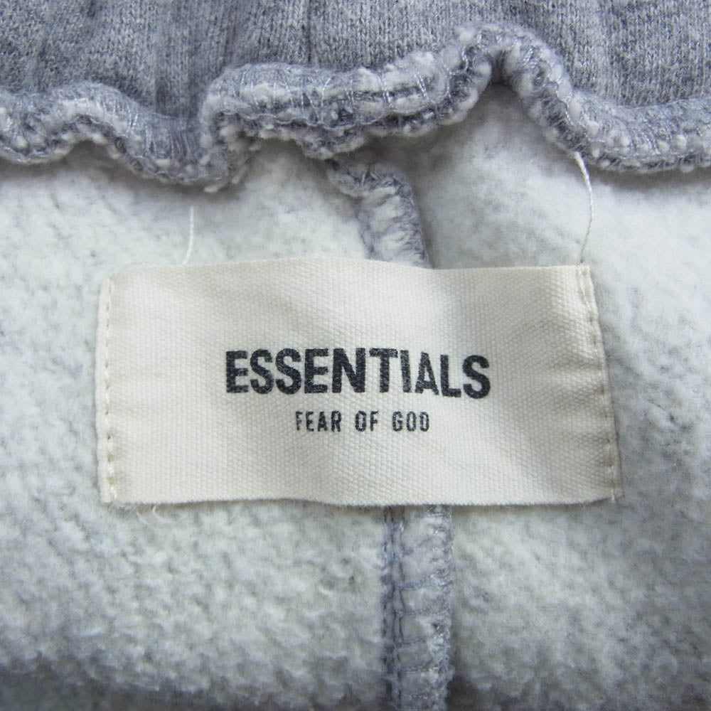 FEAR OF GOD フィアオブゴッド ESSENTIALS エッセンシャルズ サイドライン ドローコード スウェット パンツ グレー系 S【中古】