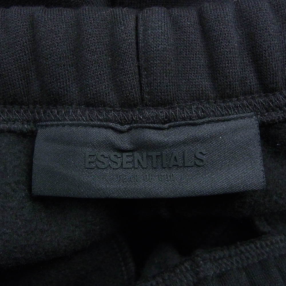 FEAR OF GOD フィアオブゴッド ESSENTIALS エッセンシャルズ ドローコード スウェットパンツ ブラック系 S【中古】