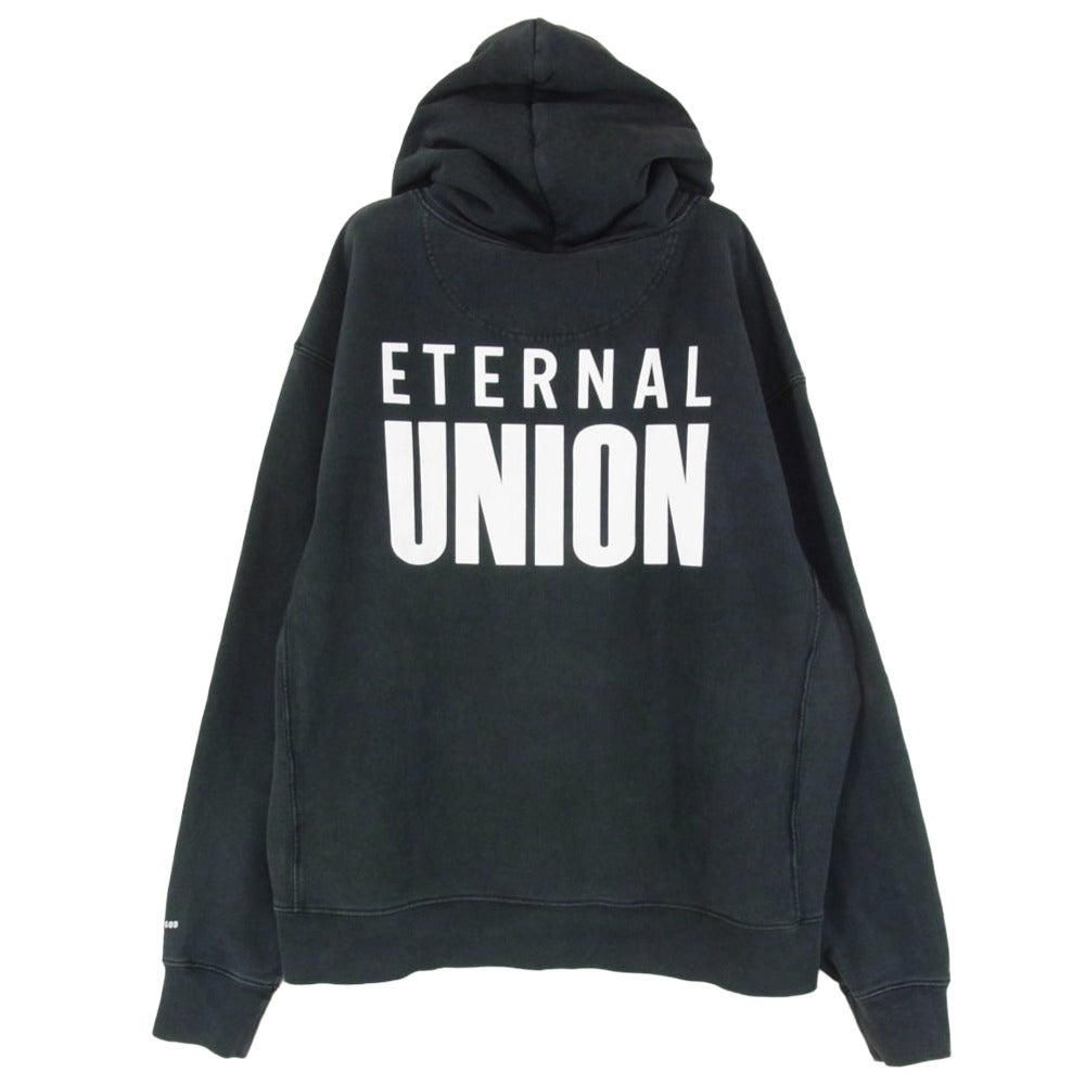 FEAR OF GOD フィアオブゴッド ETERNAL エターナル × UNION ユニオン フーディー パーカー グレー系 L【中古】