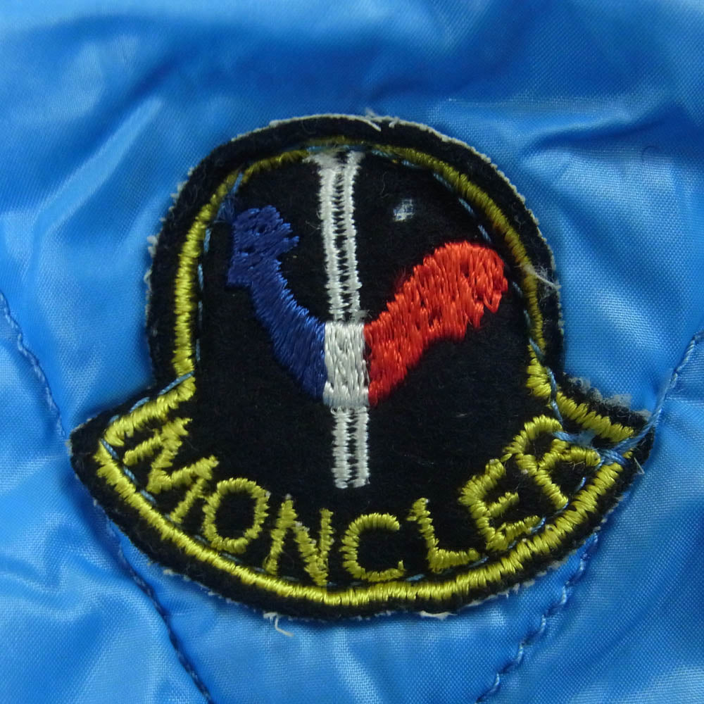 MONCLER モンクレール CHAMONIX フランス製 中綿 ジャケット ライトブルー系 S【中古】