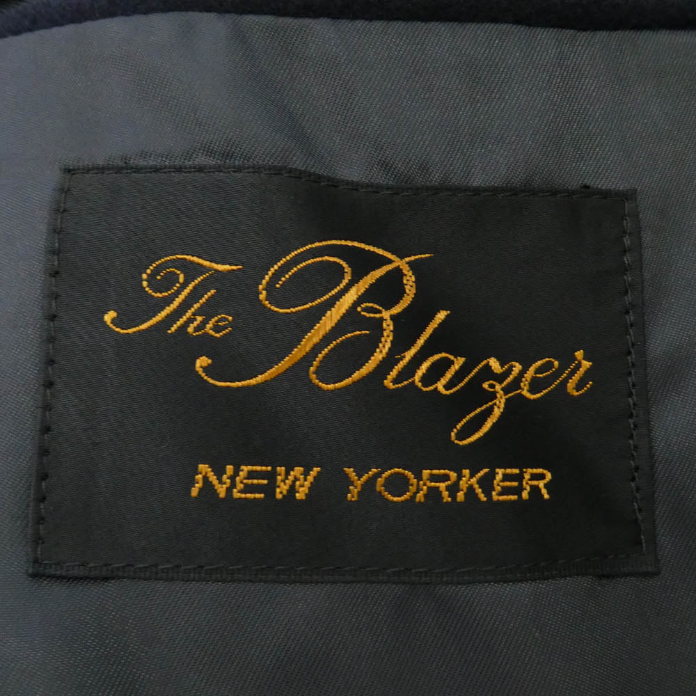 NEWYORKER ニューヨーカー BWTV331 紺ブレ ウール ダブル テーラード ジャケット ダークネイビー系 X3【中古】