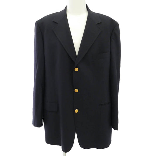 Brooks Brothers ブルックスブラザーズ STRETCH ストレッチ 紺ブレ ウール テーラードジャケット ブラック系 44R【中古】