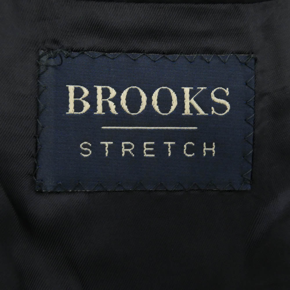 Brooks Brothers ブルックスブラザーズ STRETCH ストレッチ 紺ブレ ウール テーラードジャケット ブラック系 44R【中古】