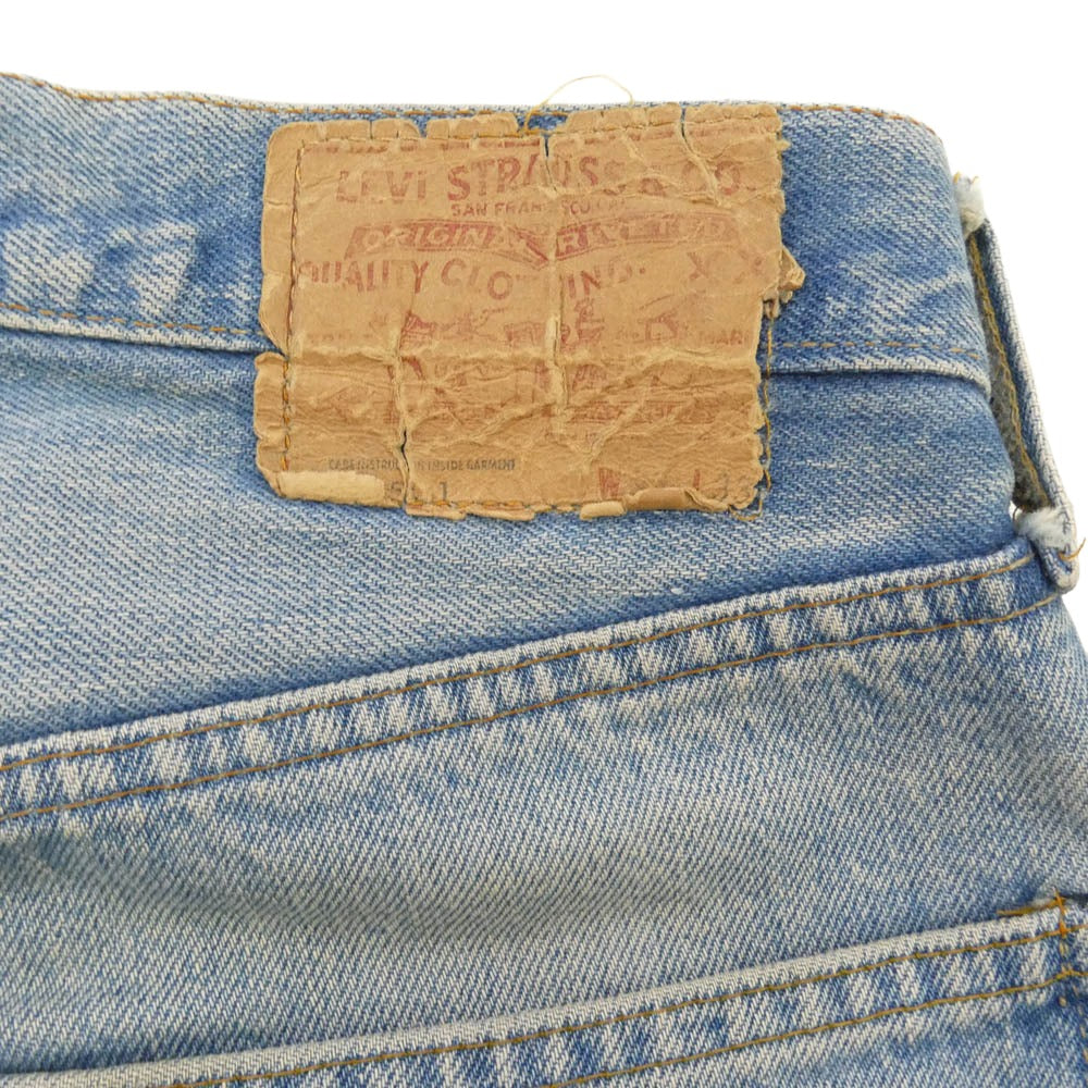 Levi's リーバイス VINTAGE ヴィンテージ 501 66後期 ボタン裏刻印6 デニムパンツ インディゴブルー系 33【中古】