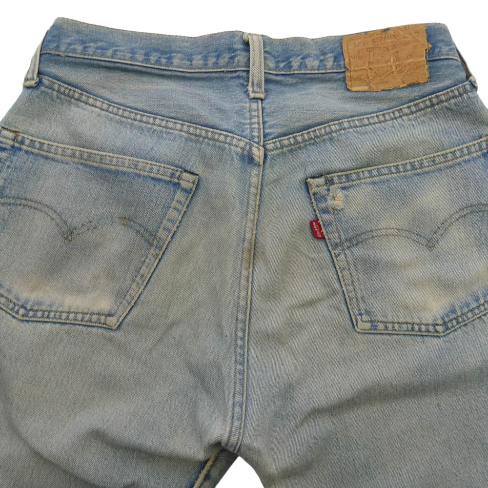 Levi's リーバイス VINTAGE ヴィンテージ 501 66後期 ボタン裏刻印6 デニムパンツ インディゴブルー系 33【中古】
