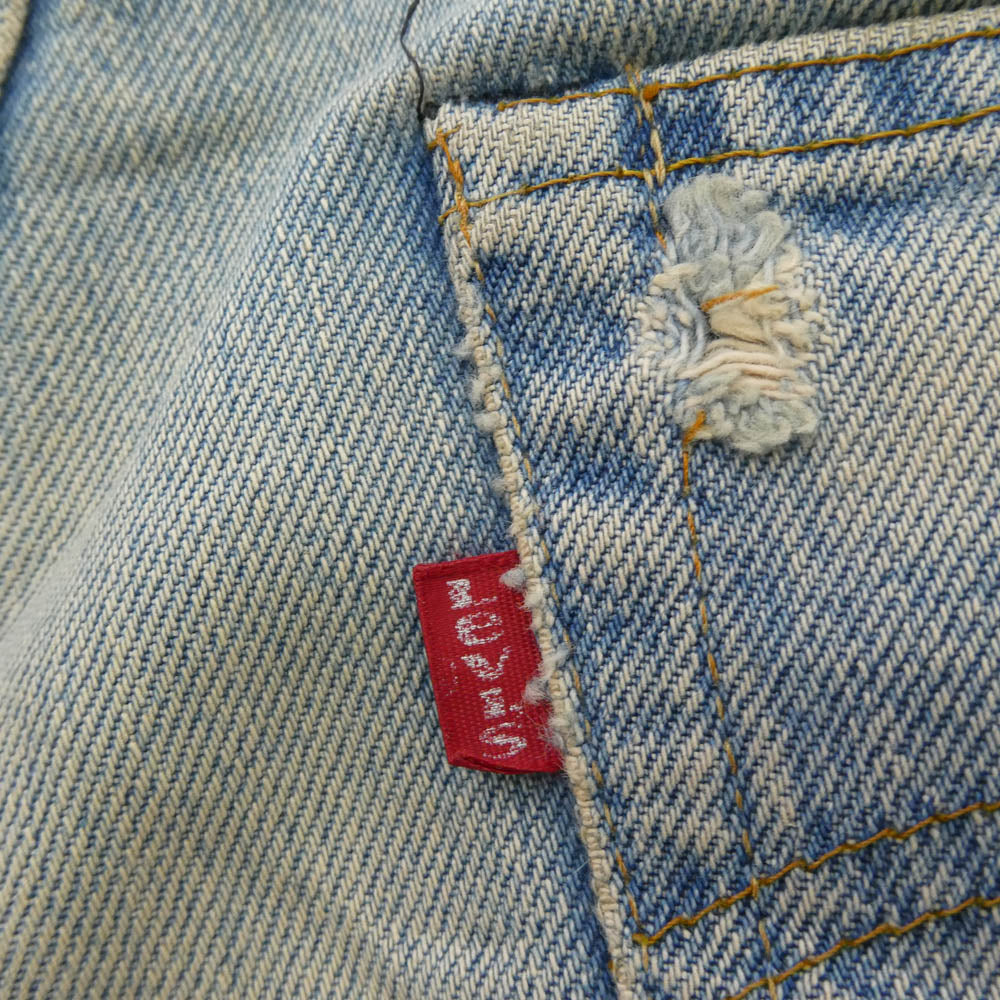 Levi's リーバイス VINTAGE ヴィンテージ 501 66後期 ボタン裏刻印6 デニムパンツ インディゴブルー系 33【中古】