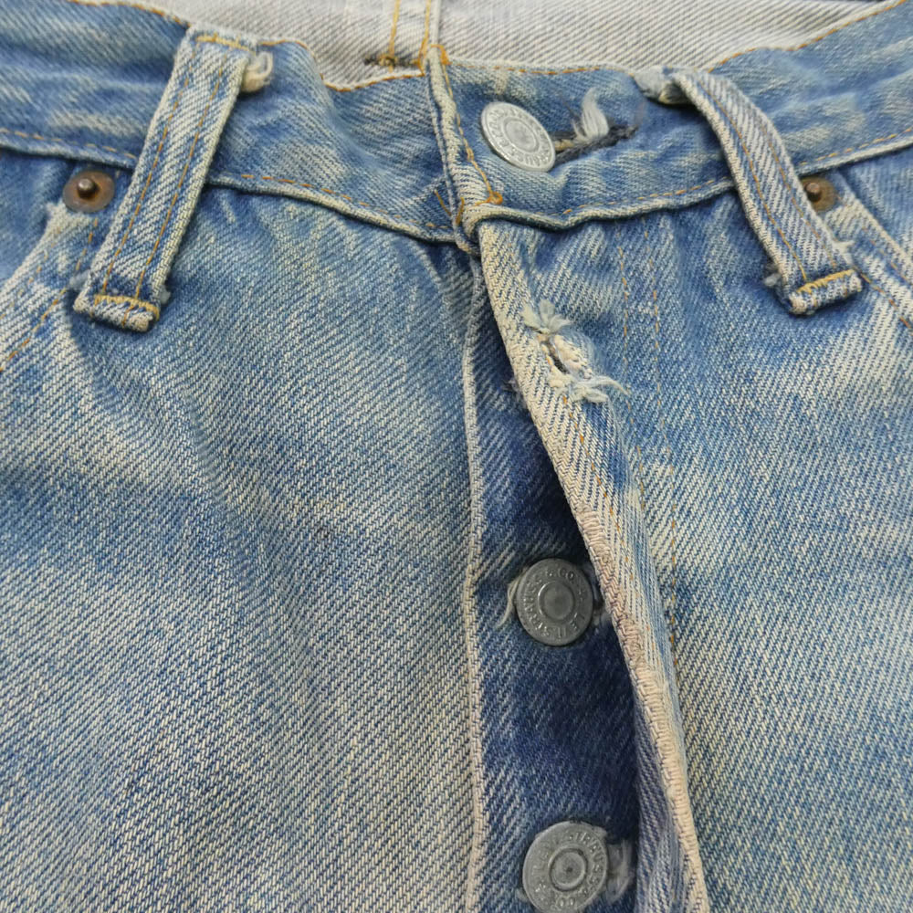 Levi's リーバイス VINTAGE ヴィンテージ 501 66後期 ボタン裏刻印6 デニムパンツ インディゴブルー系 33【中古】